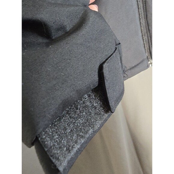 Columbia Hooded Winter Jacket Kids Small 8 Black Grey Full Zip Insulated - Picture 5 of 10